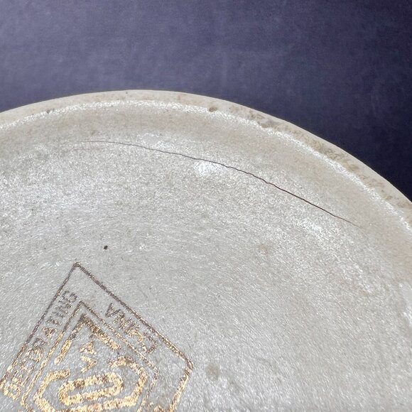 Vtg Schaefer Ceramic Pottery Beer Stein Mug Wheeling Ivory Barware Souvenir 50s - Picture 8 of 15